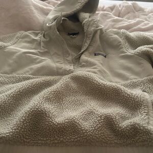 Patagonia Khaki Fleece Hoodie